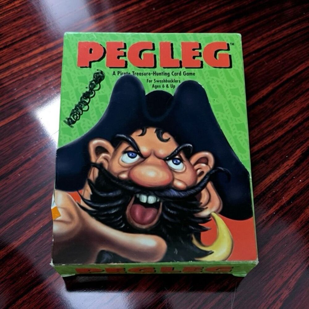 Vintage 1999 PEGLEG Pirate Treasure Hunting Game for Swashbucklers  COMPLETE